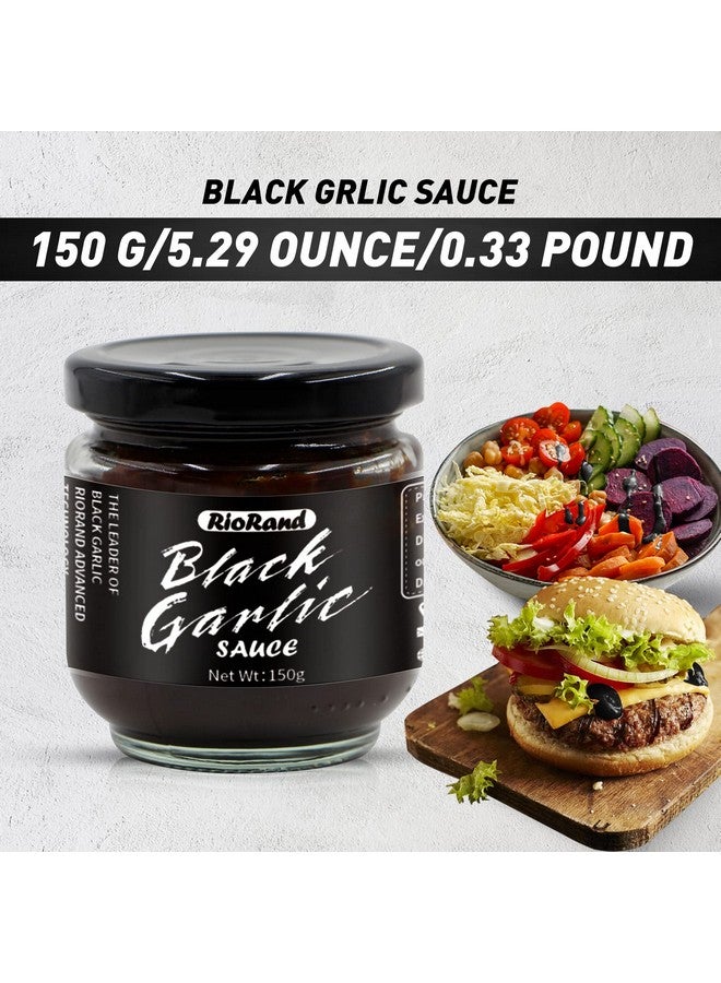 RioRand Black Garlic Sauce 150g/5.29oz Black Garlic Puree Canned - Image 2