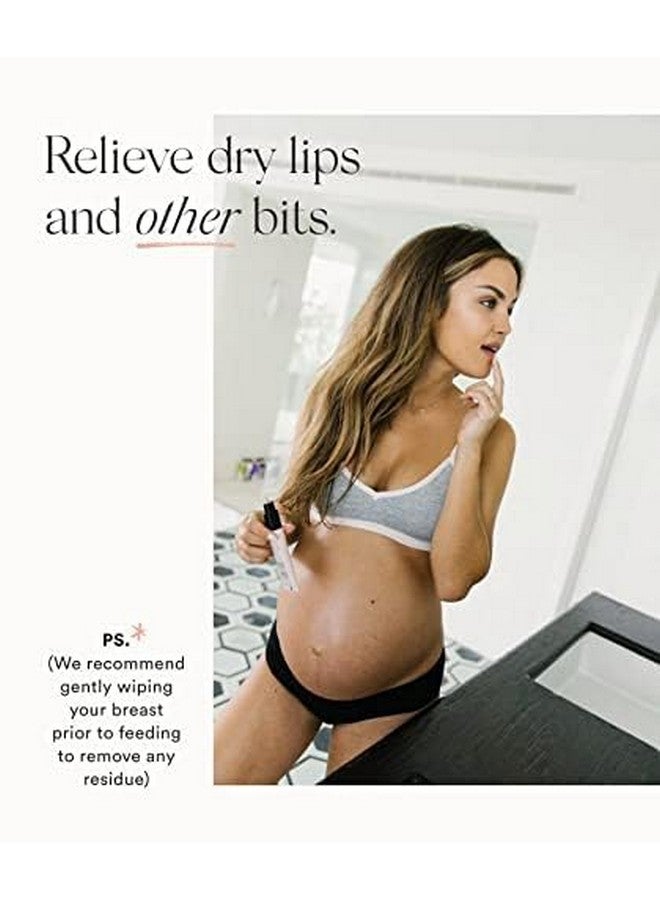 هاتش الحلمة + بلسم إنقاذ الشفاه 1 أونصة كريم الحلمة الخالي من اللانولين العناية الطبيعية بالحلمة للرضاعة الطبيعية بلسم الحلمة المرطب أساسيات الرضاعة الطبيعية الآمنة من ماما - Image 3