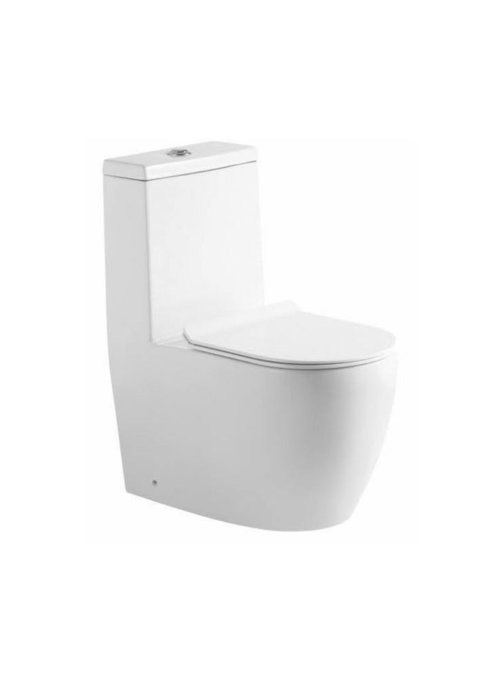 SONET 1061-White SINGLE PIECE WC S-TRAP - Image 1