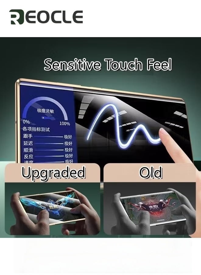 REOCLE Magnetic Case for Samsung Galaxy S22 Ultra Super Magnetic Adsorption Front HD 10H Tempered Glass Leather Back Metal Bumper Frame 360° Full Body Case - Image 5