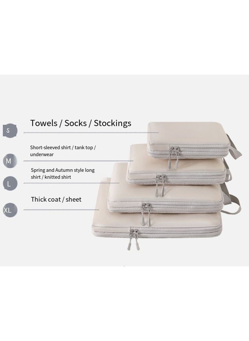 ماركة غير محددة Compression Storage Bag Travel Essentials 5 Sets Expandable Travel Bag Organizer Bags  - Image 5