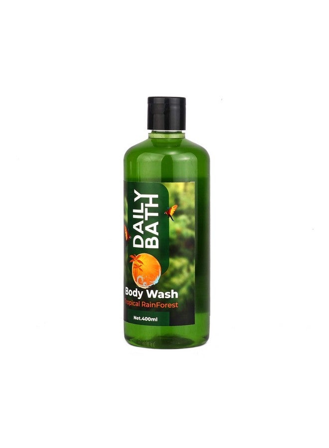 Jeehukm All Skin Types Daily Bath Body Wash For Men and Women With Vitamin E & Glycerin (Tropical Rain Forest, 400ml) - Image 2