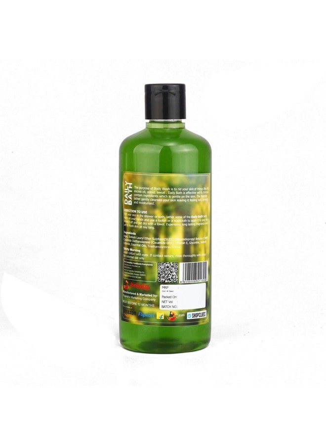 Jeehukm All Skin Types Daily Bath Body Wash For Men and Women With Vitamin E & Glycerin (Tropical Rain Forest, 400ml) - Image 4