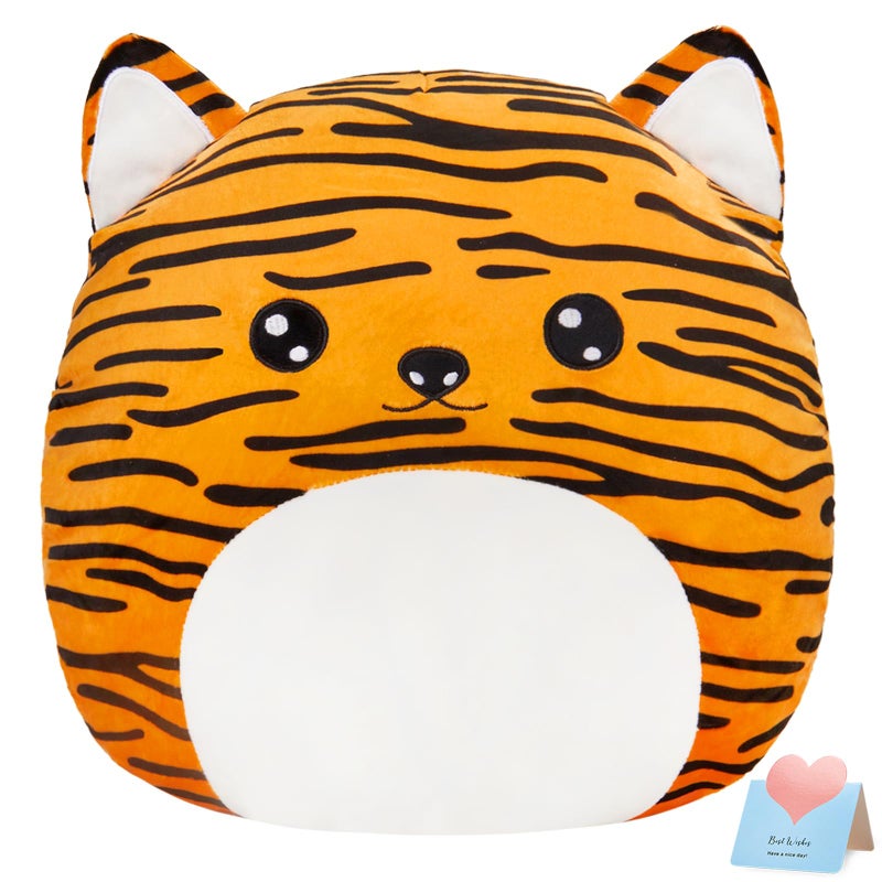 CozyWorld 15 Cute Tiger Plush Pillow Stuffed Animal Super Soft Sofa Cushion Plush Toy Car Trip Home Decors Birthday Valentines Gift for Kids Grandson Daughter Son - Image 2