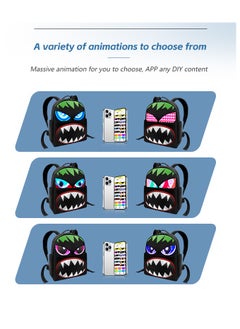Smart LED Dynamic Backpack – Customizable LED Display with APP Control, USB Powered, Waterproof, Spacious Storage, Full-Color LED Advertising Bag for All Occasions - pzsku/Z863DCCA3585EC347FEB8Z/45/_/1739865026/c41e0b0b-9633-4d8c-a9bf-857c95acb09e