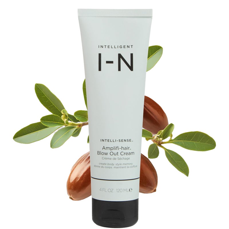 Intelligent Nutrients Amplifi-hair Blow Out Cream, Styling, Heat Protection, and Volume for All Hair Types, Vegan, 4 Oz - Image 1
