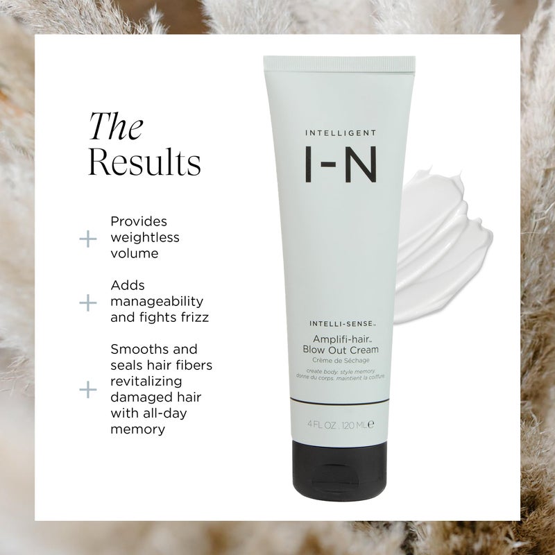 Intelligent Nutrients Amplifi-hair Blow Out Cream, Styling, Heat Protection, and Volume for All Hair Types, Vegan, 4 Oz - Image 3