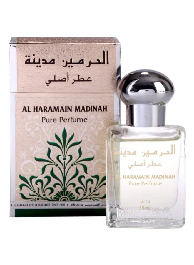 Al Haramain Al Haramain Madinah Perfume Oil 15ml | Alcohol-Free Unisex Attar | Long-Lasting Concentrated Fragrance