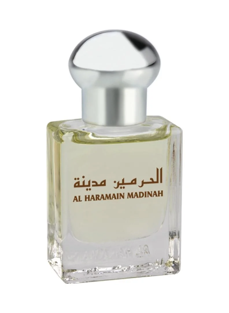 الحرمين عطر الحرمين المدينة زيت عطري 15 مل | عطر مركز خالٍ من الكحول للجنسين