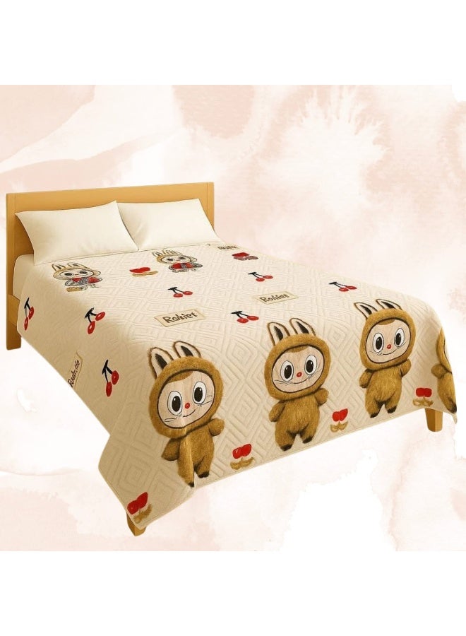 بطانية تدفئة سرير كبير  حفر ليزر مقاس 220*210سم