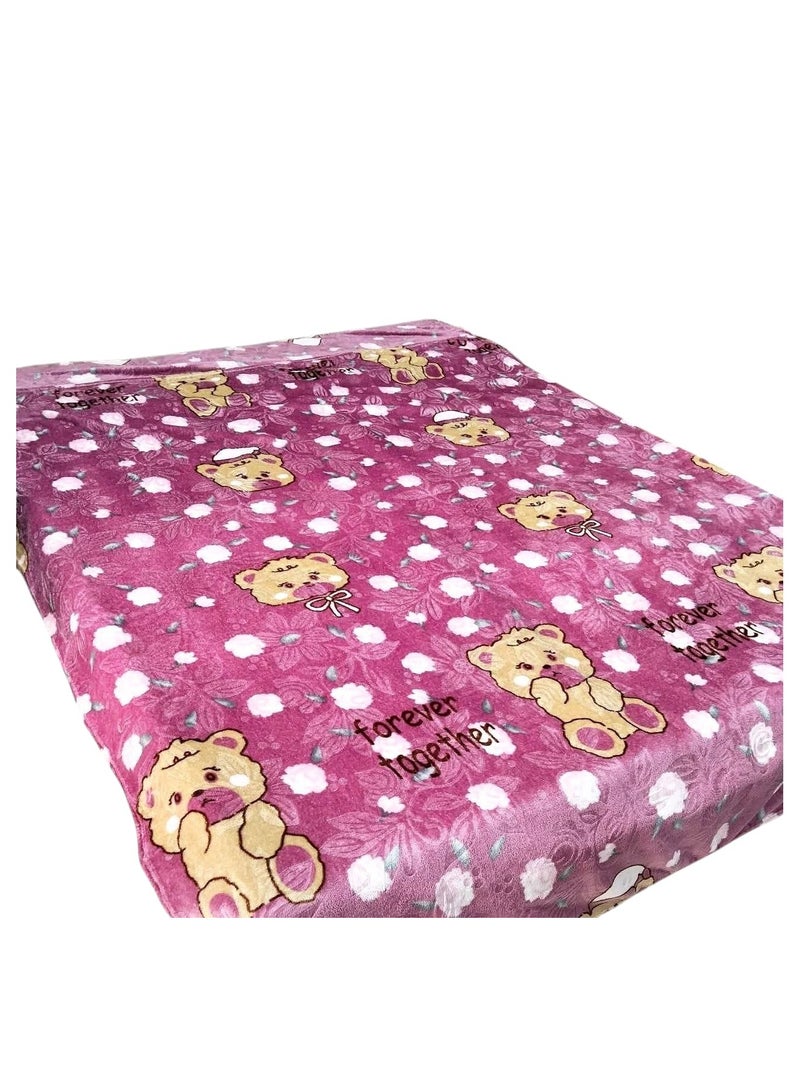 Large bed heating blanket, laser engraved, size 220*210cm