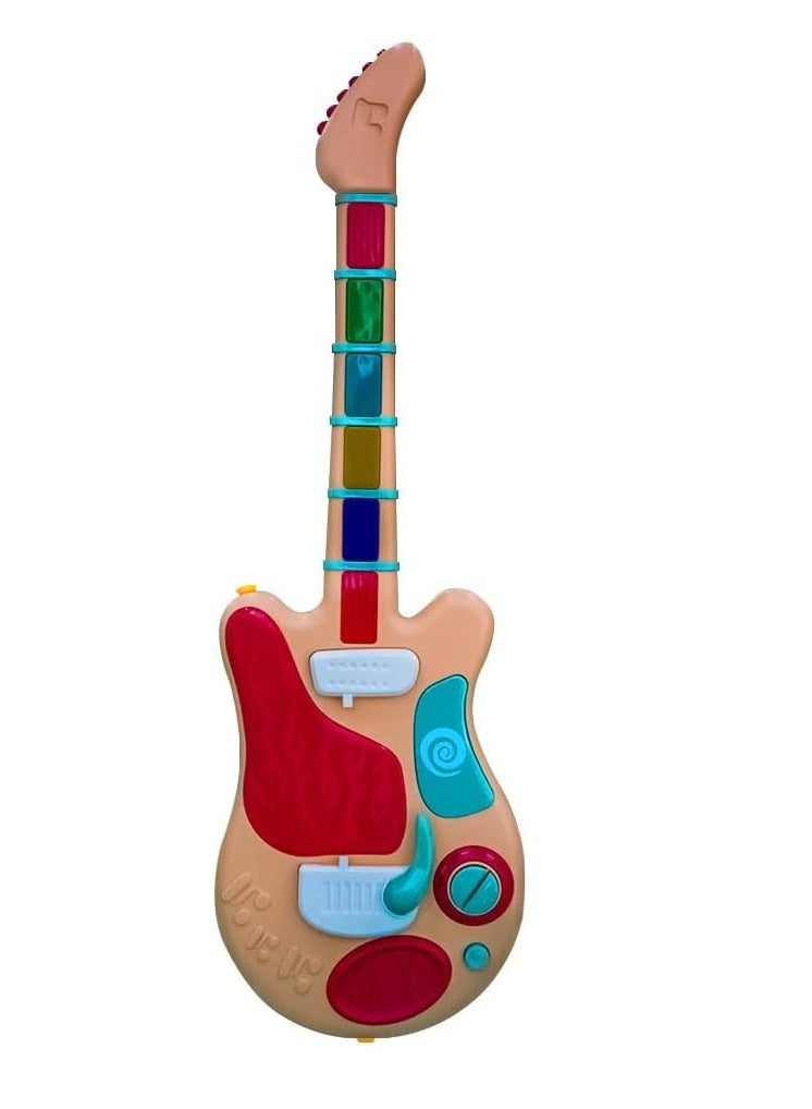UKR Rocker Guitar Pink Electric Wireless Musical Toy – Fun Sound Guitar for Kids Ages 3+ – Perfect for Creative Play - Image 2