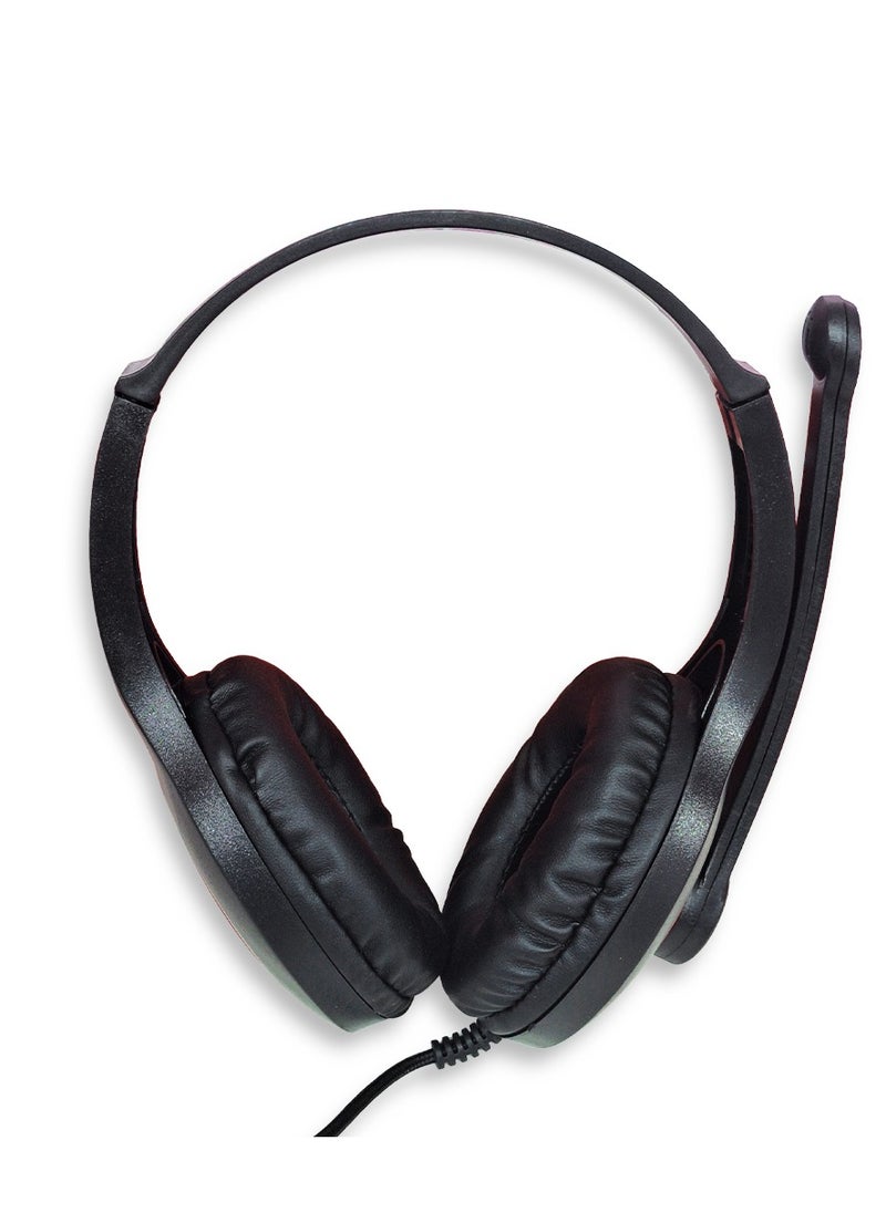 Wired lighting gaming headset V780 , noise cancelling headphones built-in 3.5mm audio interface with inbuilt microphone sound quality enjoyment, the sound quality is very good, it is soft comfortable and stable to wear - Black