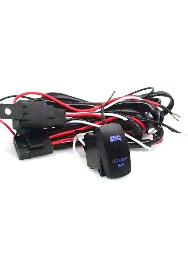 إسكدنيا مجموعة أسلاك توصيل لمفتاح ضوء عمل LED الشامل، مع منصهر ومرحل كهربائي بقدرة 40 أمبير. ملائم للسيارات والشاحنات والدراجات النارية والقوارب - Image 4