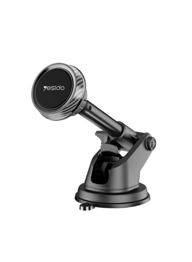 Yesido 360 Adjustable Dashboard Mobile Magnetic Magnet Moblie Phone Holder For Car Secure Adhesive Base Universal Magnetic Phone Holder | Model C67 | By Yesido - Image 1