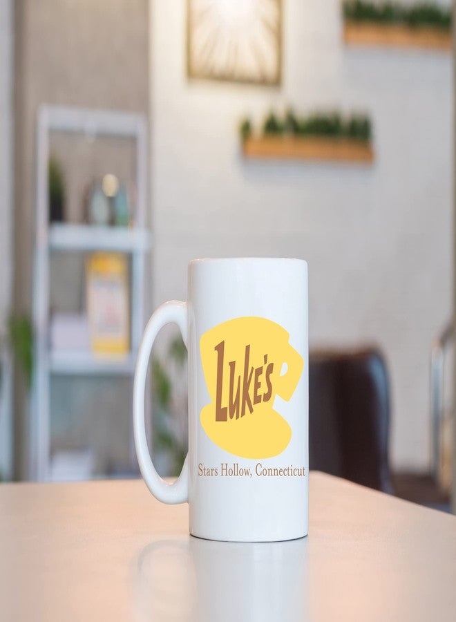 BSM Luke's Diner Vintage Distressed Coffee Mug 11oz Gilmore Merchandise Gifts Coffee Cup - Image 3