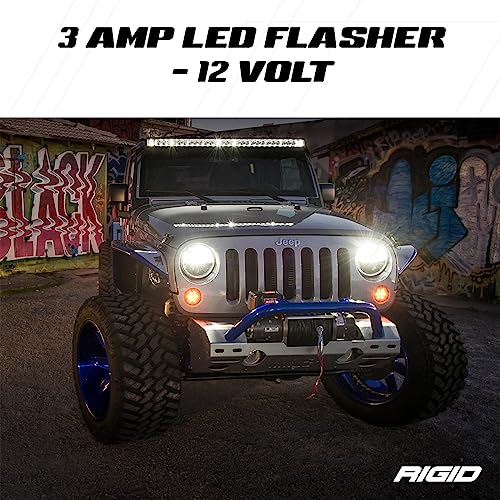 RIGID INDUSTRIES 3 AMP LED Flasher 12 Volt: LED Light Wiring For Automotive, ATV, and More - Image 2