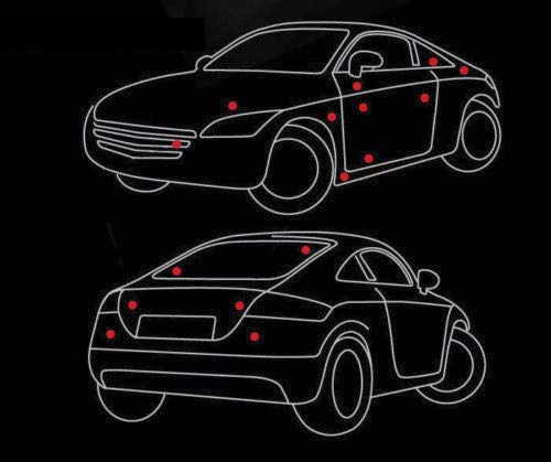 Incognito Sport Logo Sticker for All Cars, Metal (Red) - Image 3
