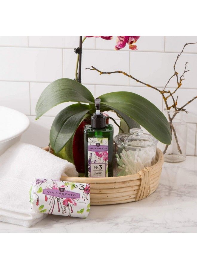 Via Mercato Liquid Soap Shea Butter Enriched (12 Oz) No. 3 Pepe Rose Lavender & Vanilla Bean  - Image 3
