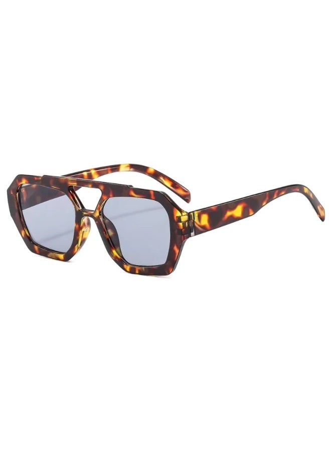 Generic - New Punk Vintage Sunglasses Women Party Oversized Sun Glasses Women Personality Simple Eyewear Retro Female Gafas De Sol-Lenses Color:C9-Frame Color:1PC - Image 1
