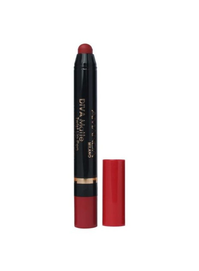 Amanda Diva Twist Matte Lipstick - No.13