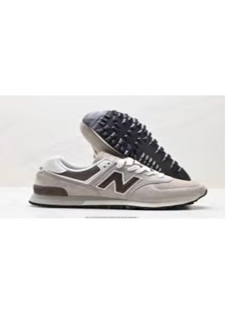 NB NB 574 Casual Sport Sneakers Brown Grey  - Image 3