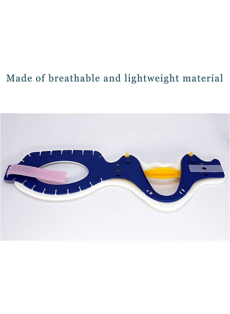 SOLARAE Kids Cervical Collar, Children Neck Support Brace for Neck Pain, 360° Supporting and “V” Shape Fits Chin, Elasticity and Height Adjustable, for 3-10 Years Old Children, Torticollis, Whiplash - Image 5