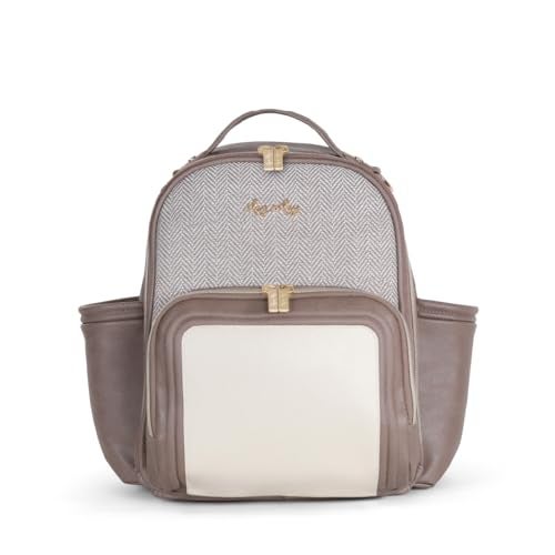 Itzy Ritzy Unisex Baby Mini Diaper Bag, Vanilla Latte-Plus - Image 1