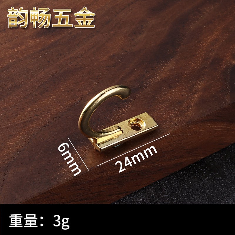 general Zinc Alloy Single Coat Hook Antique Style Wall Mount for Clothes Scarves - Image 1