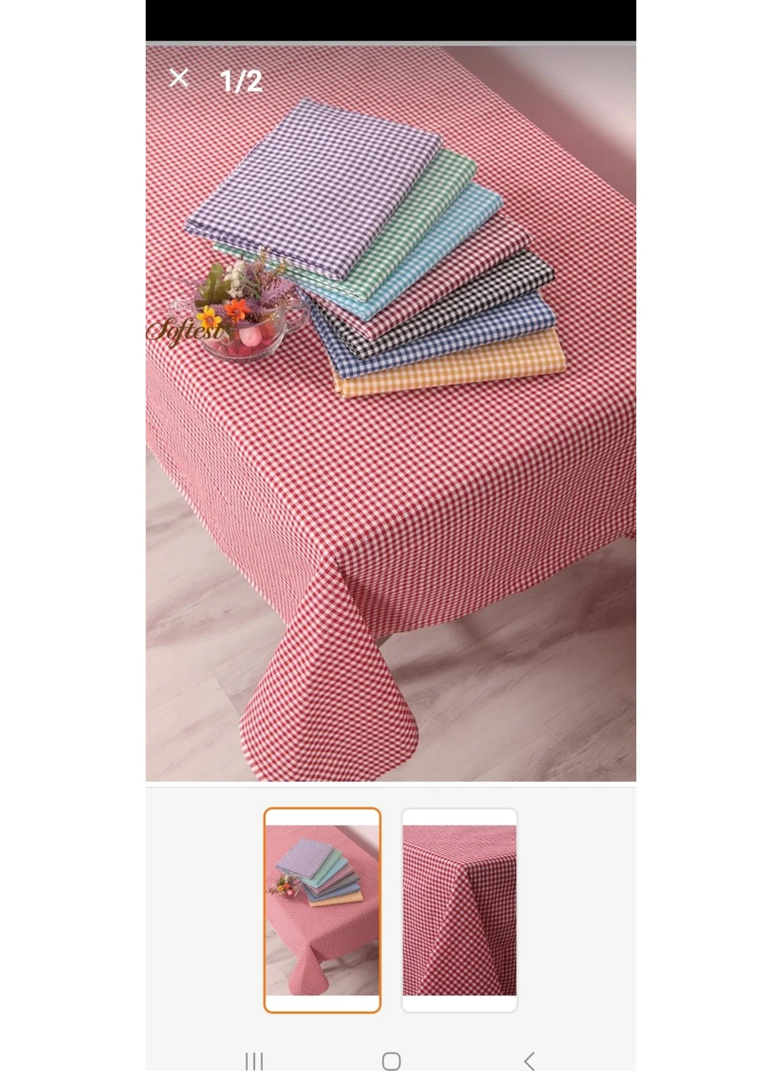 Tekstilci Textile Manufacturer Piti Square 170 X170 Tablecloth