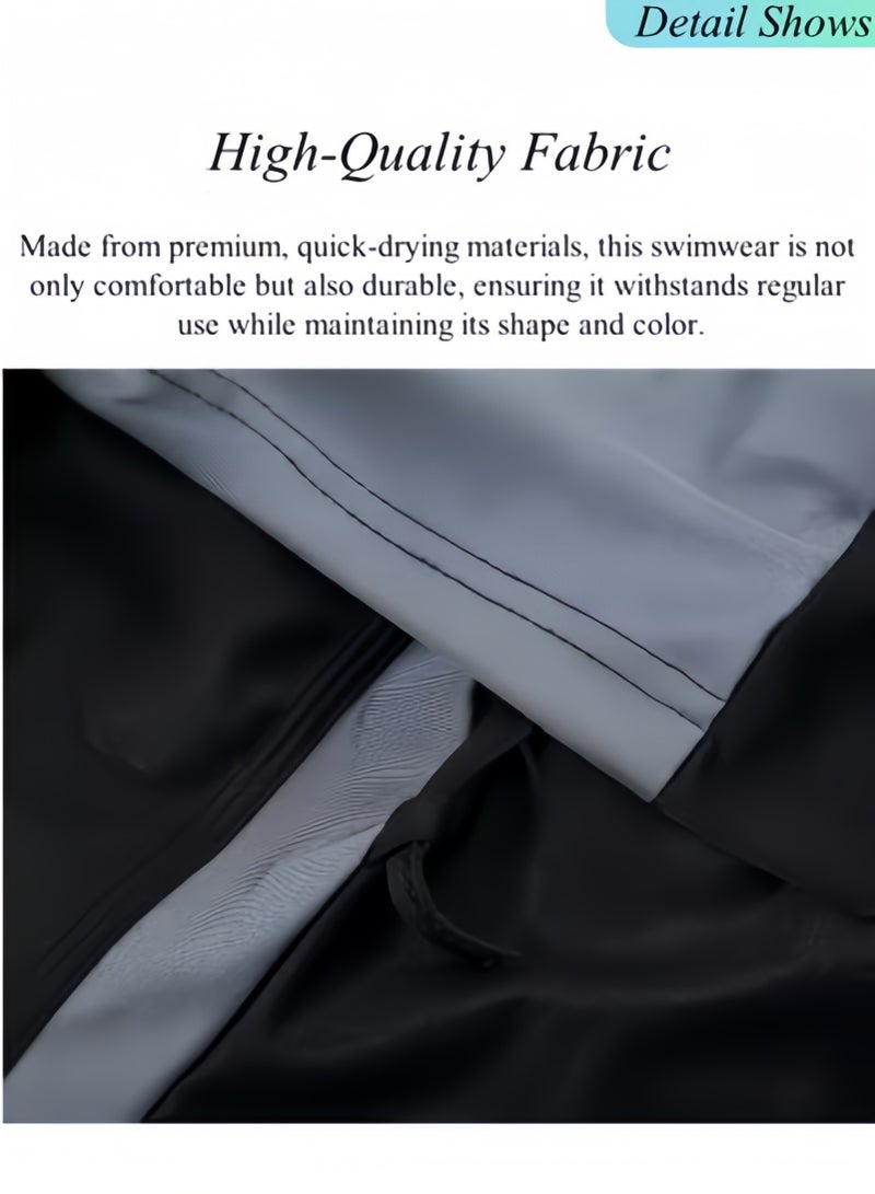 HALAMODO 3PCS Women Modest Muslim Swimsuit, Long Sleeves Swimsuits, Full Covered Swimwear, Muslim Beachwear, Swimming Swim Suit - Image 5