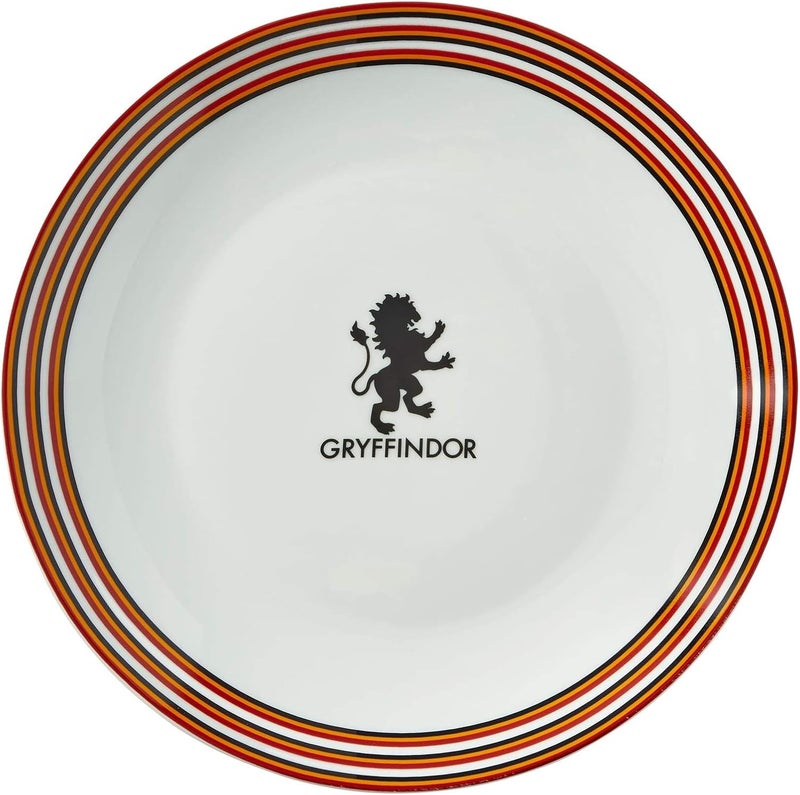 Harry Potter Gryffindor Porcelain 16 piece Dinnerware Set for 4  Includes 4 Dinner Plates 4 Salad Plates 4 Bowls and 4 Mugs - Image 4