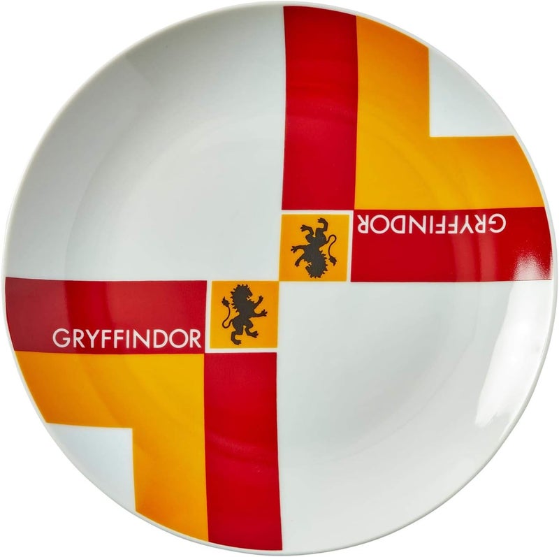 Harry Potter Gryffindor Porcelain 16 piece Dinnerware Set for 4  Includes 4 Dinner Plates 4 Salad Plates 4 Bowls and 4 Mugs - Image 5