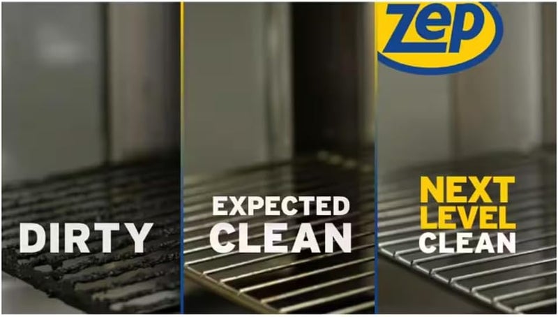 Zep HeavyDuty Oven and Grill Cleaner 19 oz Case of 2 ZUOVGR19 Dissolves Grease on Contact on Burners Grates and Drip Pans - Image 4