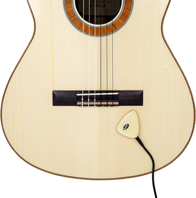 KNA AP-1 Universal Stick-On Piezo Pickup – Natural Acoustic Tone, Guitar, Uke, Harp Drums, Percussion, Easy No-Mod Installation, Passive No-Battery, Compatible with Nearly All Acoustic Instruments - Image 3
