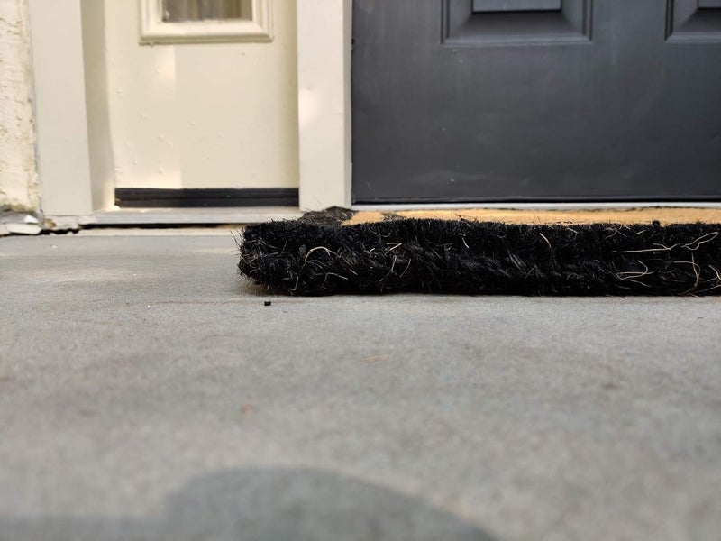 Kempf Heavy Duty Black Border Coco Coir Doormat - 22" x 36" - Image 4