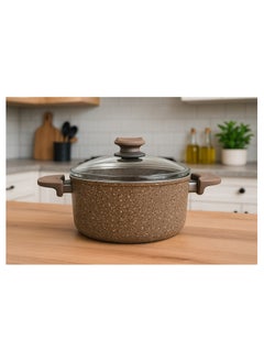 OMS OMS 3110 - 24 CM Granitec Non Stick casserole. Made in Turkey  - Image 2