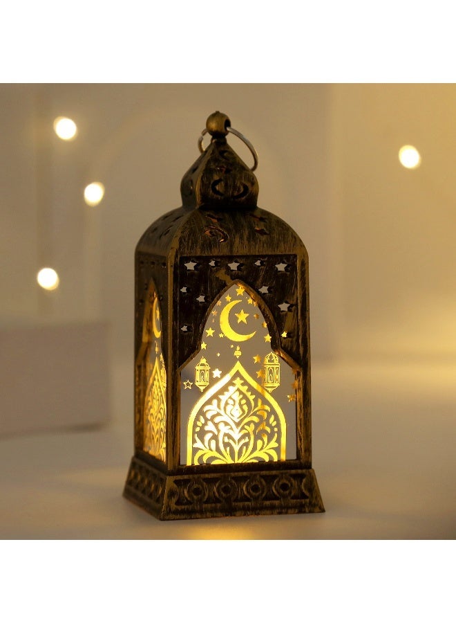 إي سي لوكس تتميز فوانيس رمضان المزخرفة، وفوانيس الشموع البلاستيكية، ومصابيح الإضاءة المعلقة المزخرفة ذات الطراز العربي العتيق، وتجهيزات إضاءة عيد الفطر، جميعها بمصابيح LED (بما في ذلك 3 بطاريات صغيرة)، وهي مناسبة لاحتفالات عيد الفطر الإسلامية. - Image 1