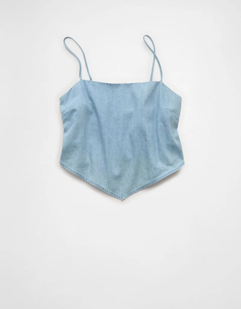 American Eagle  AE Denim Bandana Top for Women | Best Price UAE