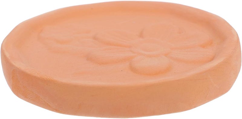 Generic Reusable Brown Sugar Softener Disc with Flower Design, Food Container Sugar Saver Terracotta Softening Preserver for Kitchen Pantry Storage, - Image 1