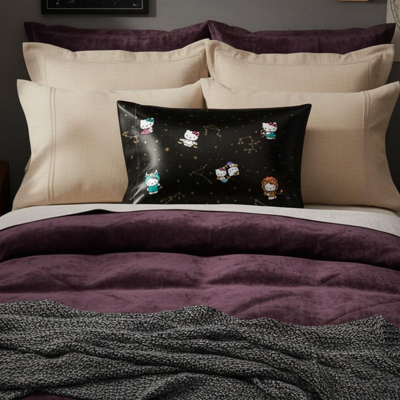 Franco Hello Kitty Astrology Beauty Silky Satin Standard Pillowcase Cover 20x30 for Hair and Skin  (Officially Licensed Product) - Image 4