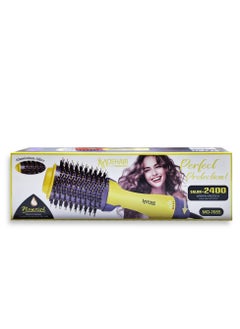 MoeHair Hair Dryer Hot Air Brush Styler MO-82 for women and girls, Volumizer Hair Straightener Curler Comb Roller One Step Electric Ion Blow Dryer Brush , elegant design for easy use at home or as a hairdresser. Fast performance for styling fine and curly hair.  - Image 3