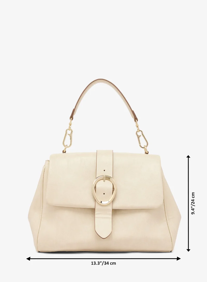 Steve Madden OFF WHITE Bengine Satchel Bag for Women | Best Price UAE