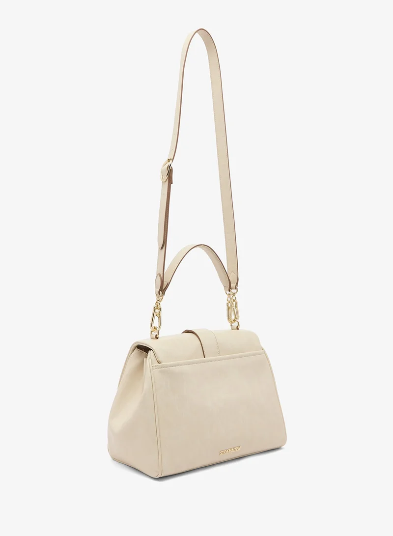 Steve Madden OFF WHITE Bengine Satchel Bag for Women | Best Price UAE