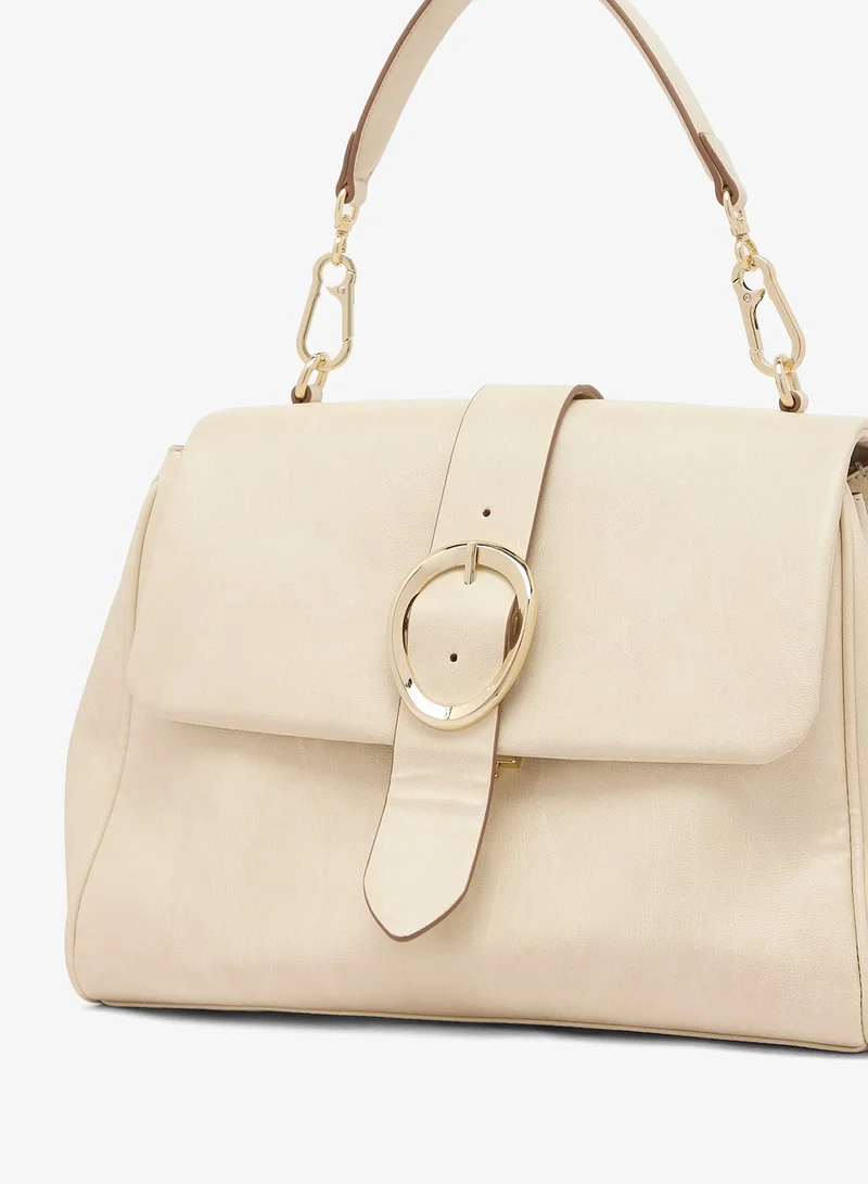 Steve Madden OFF WHITE Bengine Satchel Bag for Women | Best Price UAE