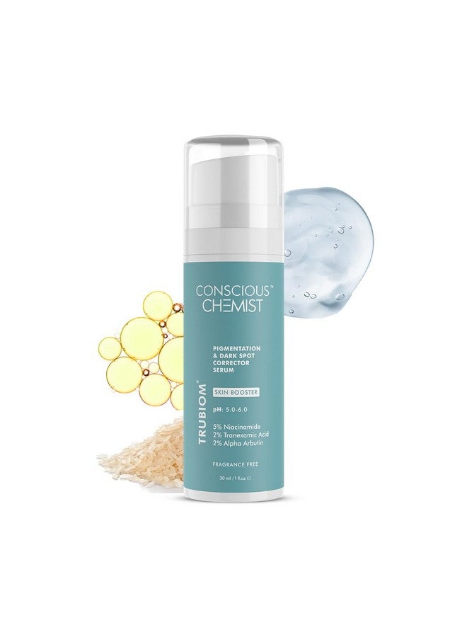 CONSCIOUS CHEMIST 5% Niacinamide Serum | 30Ml | Serum For Pigmentation And Dark Spot, Alpha Arbutin & Tranexamic Acid Face Serum, For Acne Scars & Uneven Skin, Face Serum For Men & Women - Trubiom - Image 1