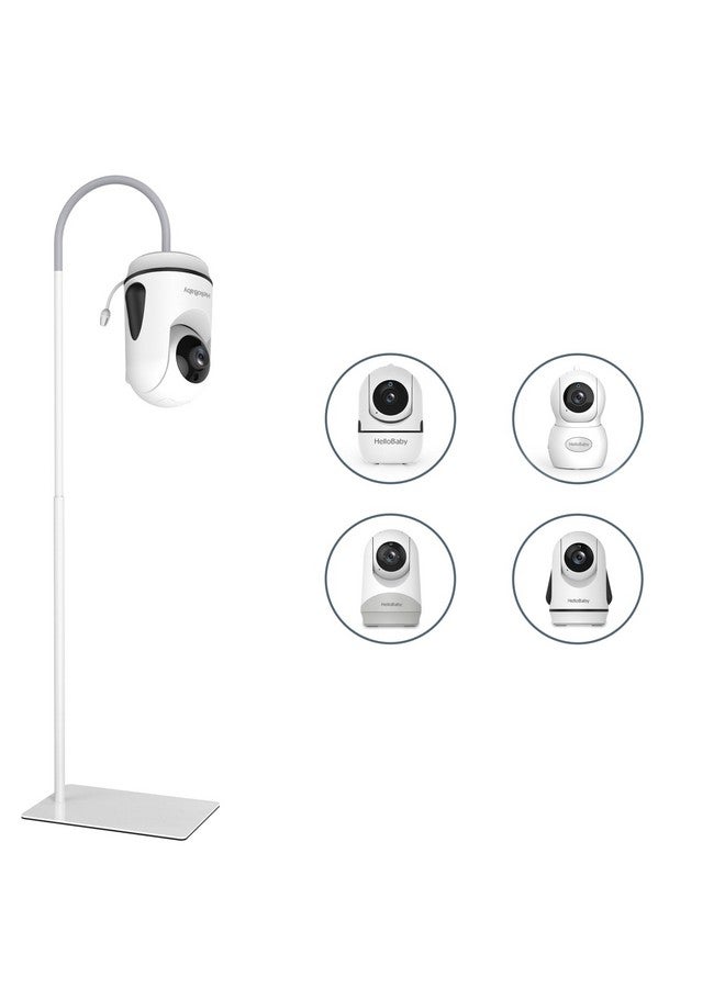 HelloBaby Baby Monitor Mount for HB6550/HB6560/HB65/HB66/HB40/HB6339,Floor Stand for All Hello Baby Monitors, Height Adjustable 76-148cm/30-58inch, 1.76kg Sturdy Base Camera Mount,No Wall Damage