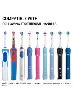 HURKEYE 16pcs Replacement Toothbrush Heads Compatible with Oral B Braun, Electric Toothbrush Heads Soft Precision Clean Brush Heads Refill for 7000/Pro 1000/9600/ 5000/8000  - Image 5