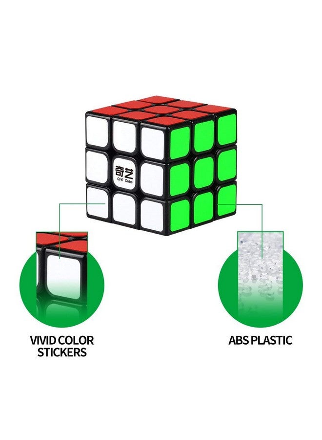 D ETERNAL Fantasy Qiyi Sail W 5.6Cm 3X3X3 High Speed Puzzle Magic Cube For 14 Years And Up, Multicolor - Image 4