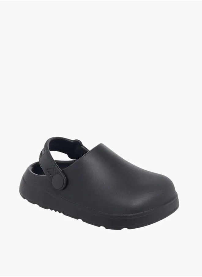 Aqua Boys Solid Clogs With Backstrap